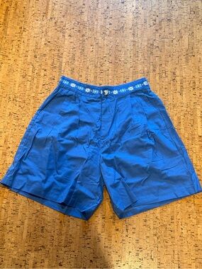Buddha Stones 100% cotton blue shorts